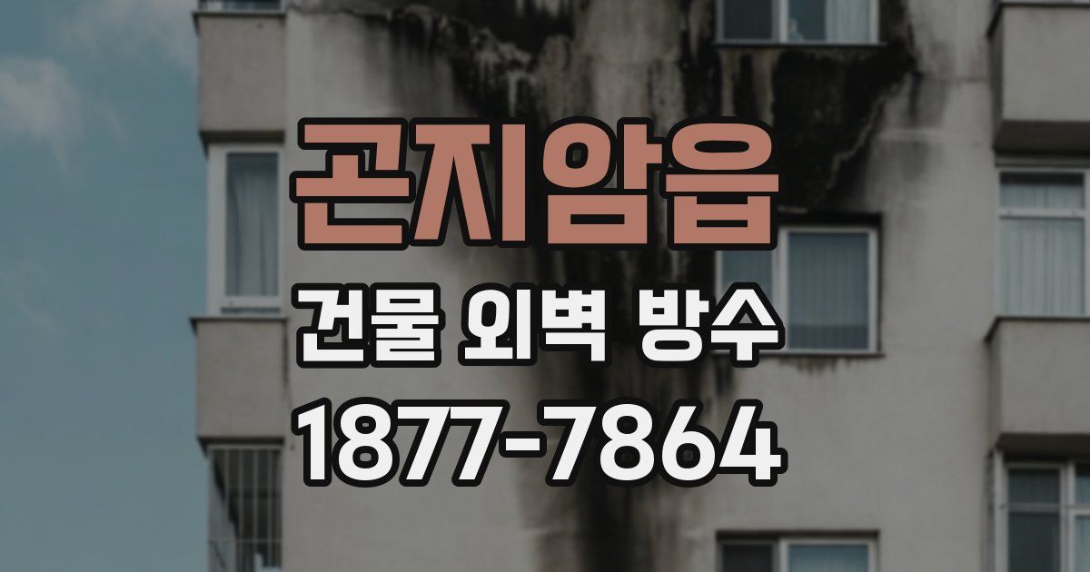 곤지암읍 건물 외벽 방수