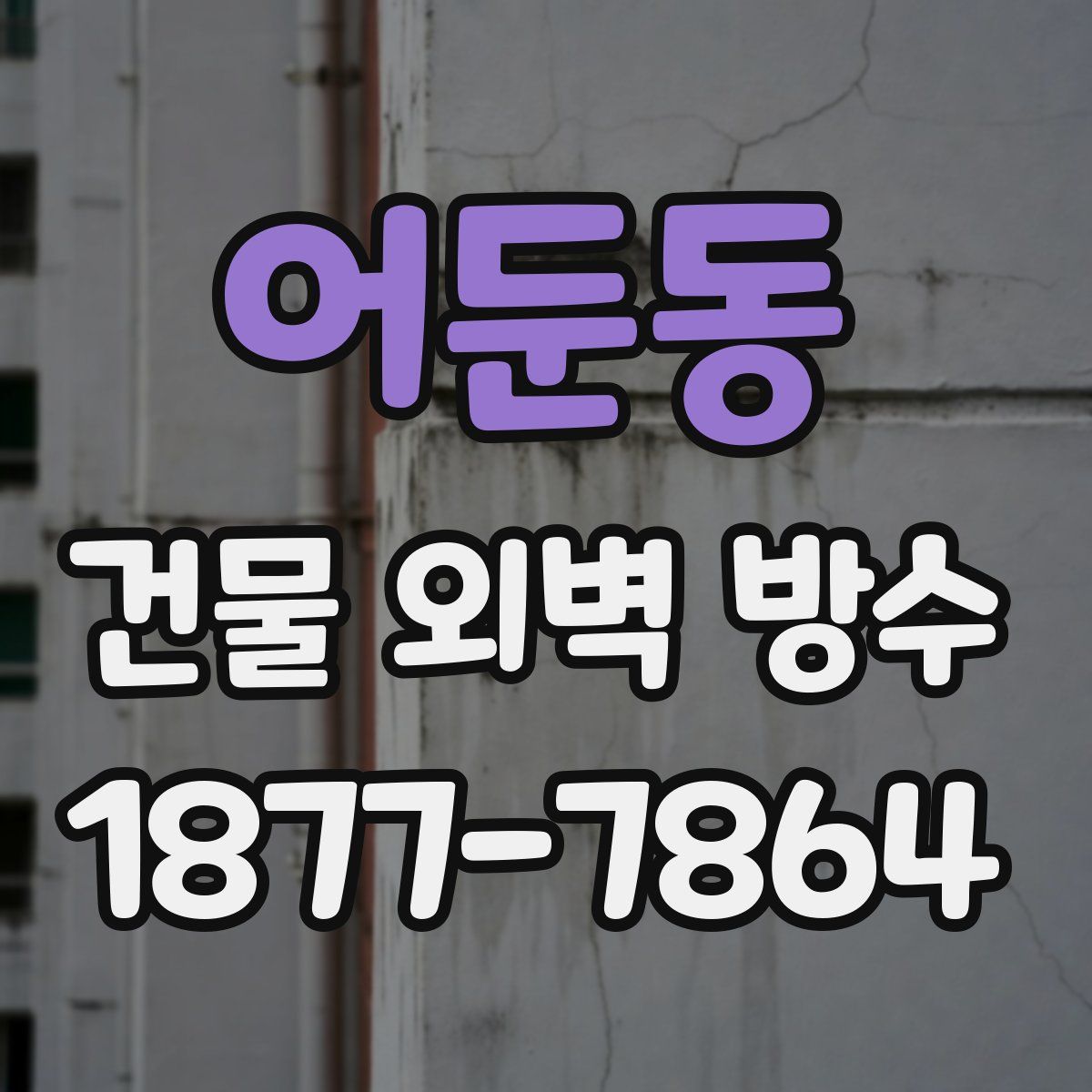 어둔동 건물 외벽 방수