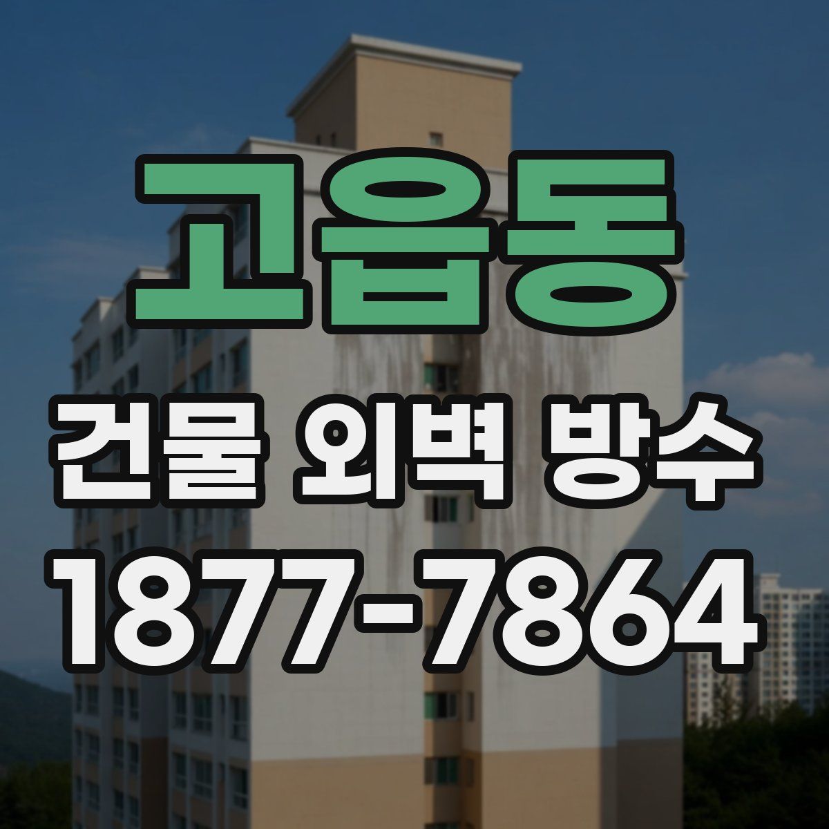고읍동 건물 외벽 방수