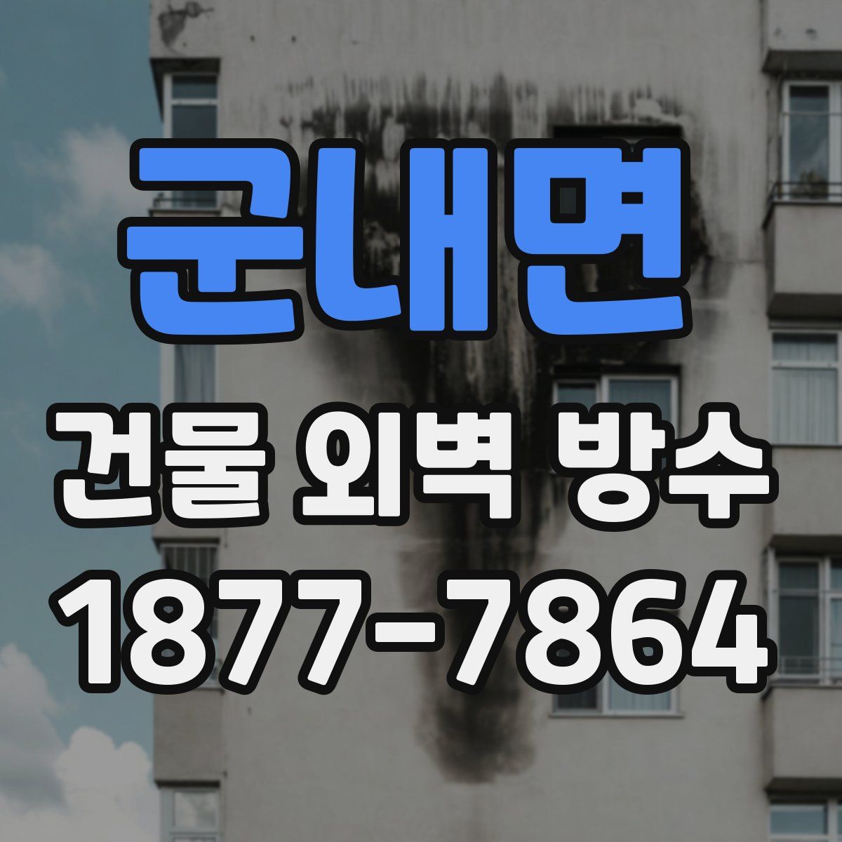 군내면 건물 외벽 방수