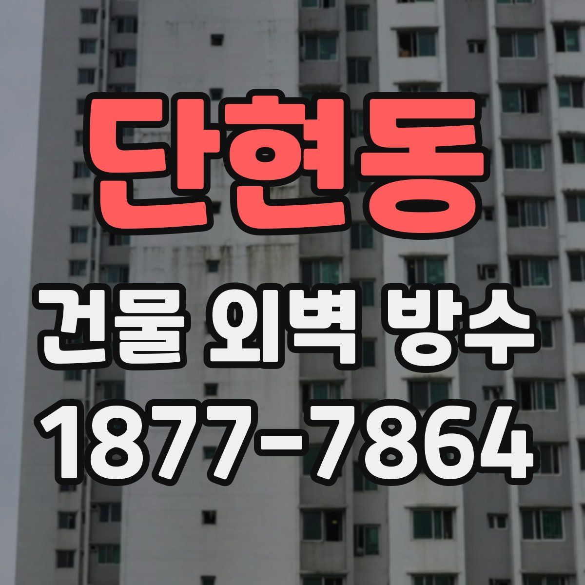 단현동 건물 외벽 방수