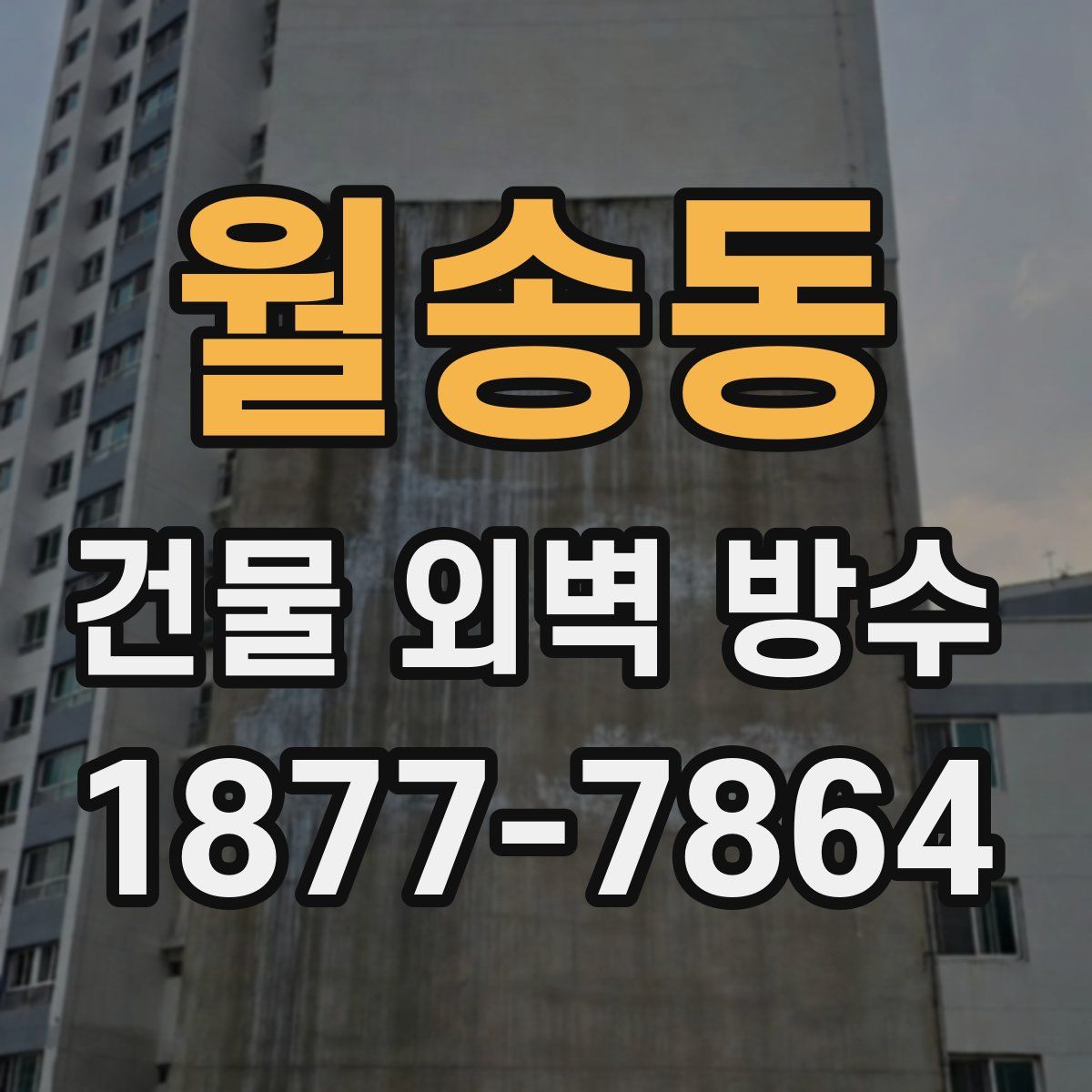월송동 건물 외벽 방수