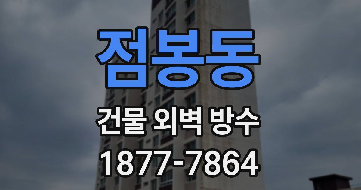 점봉동 건물 외벽 방수