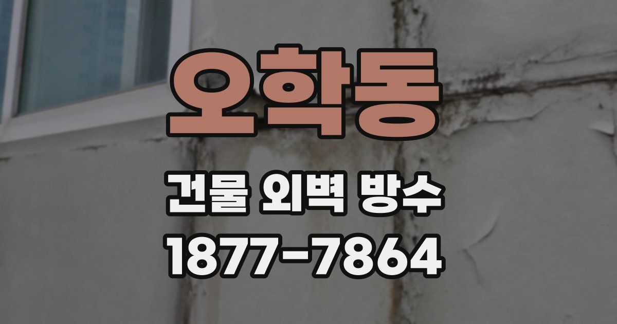 오학동 건물 외벽 방수