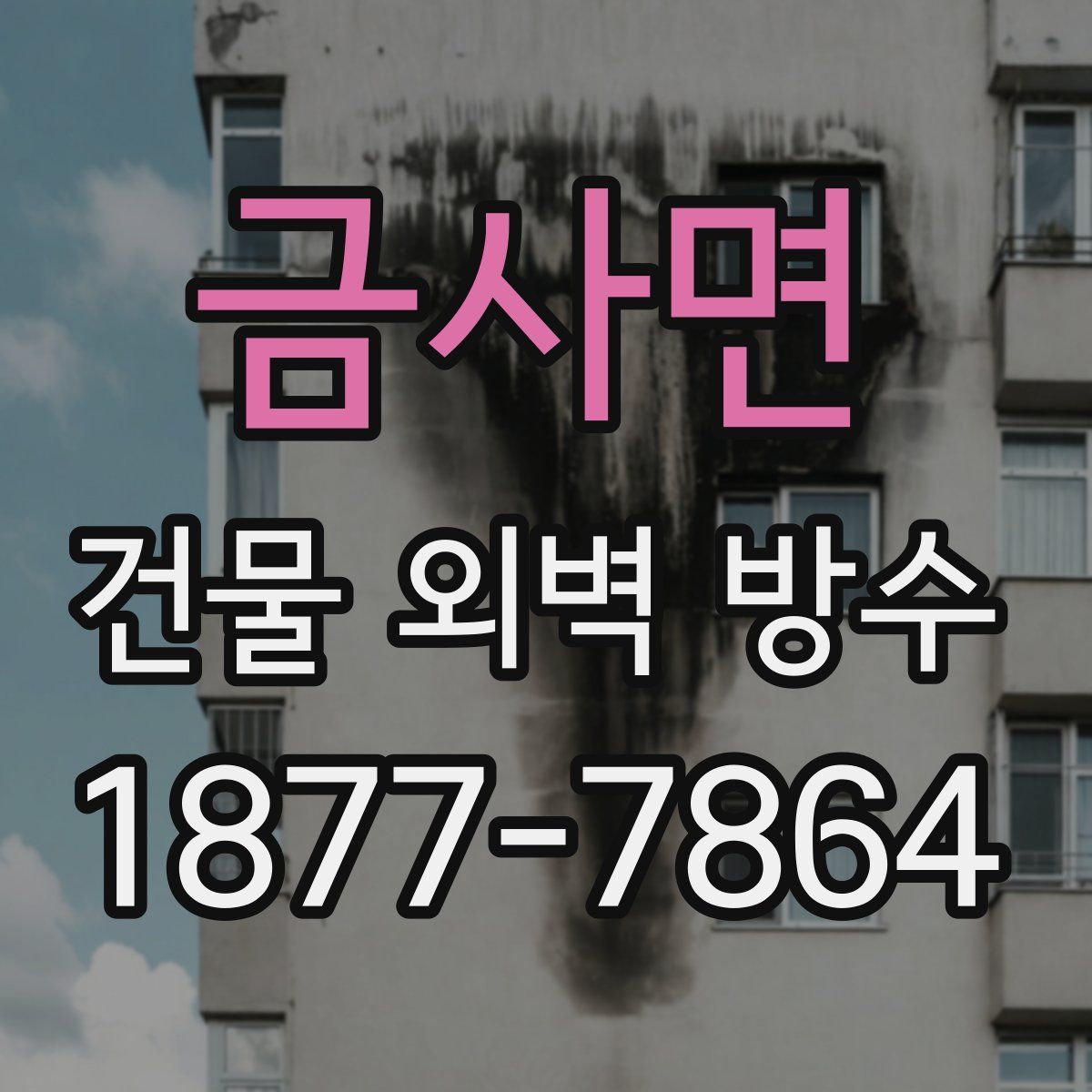 금사면 건물 외벽 방수