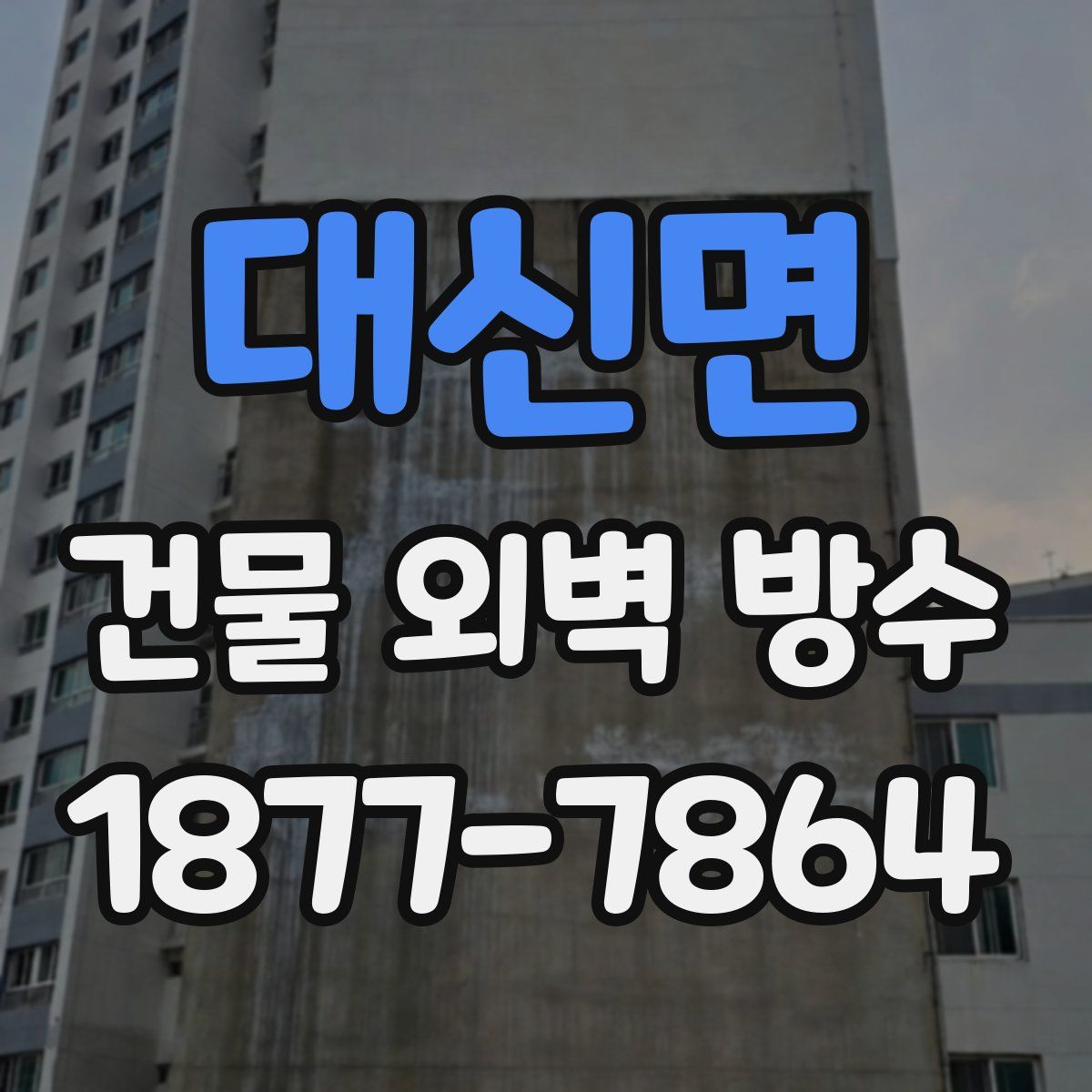 대신면 건물 외벽 방수