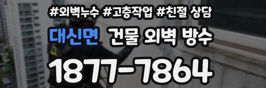 대신면 건물 외벽 방수