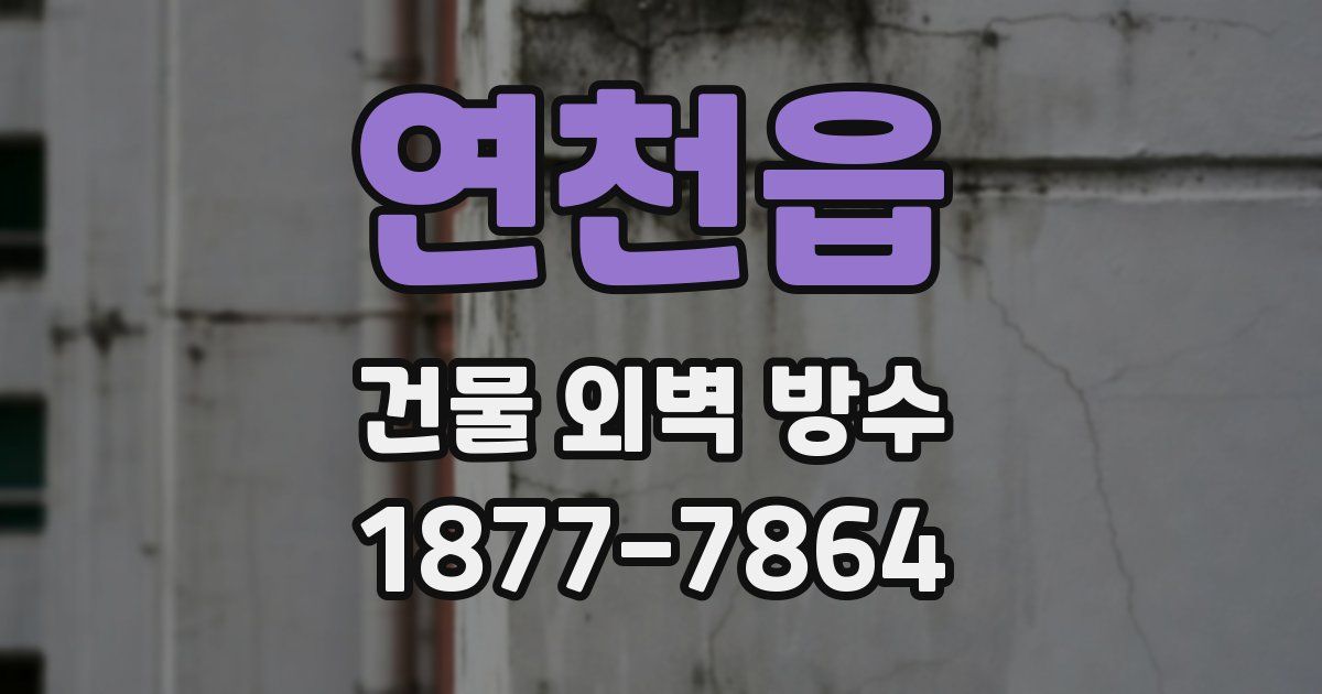 연천읍 건물 외벽 방수