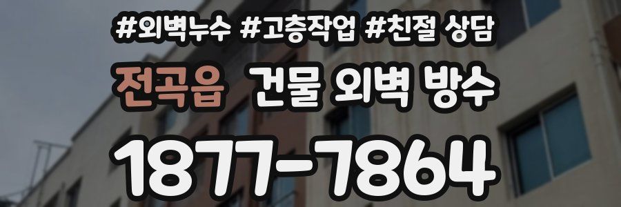 전곡읍 건물 외벽 방수