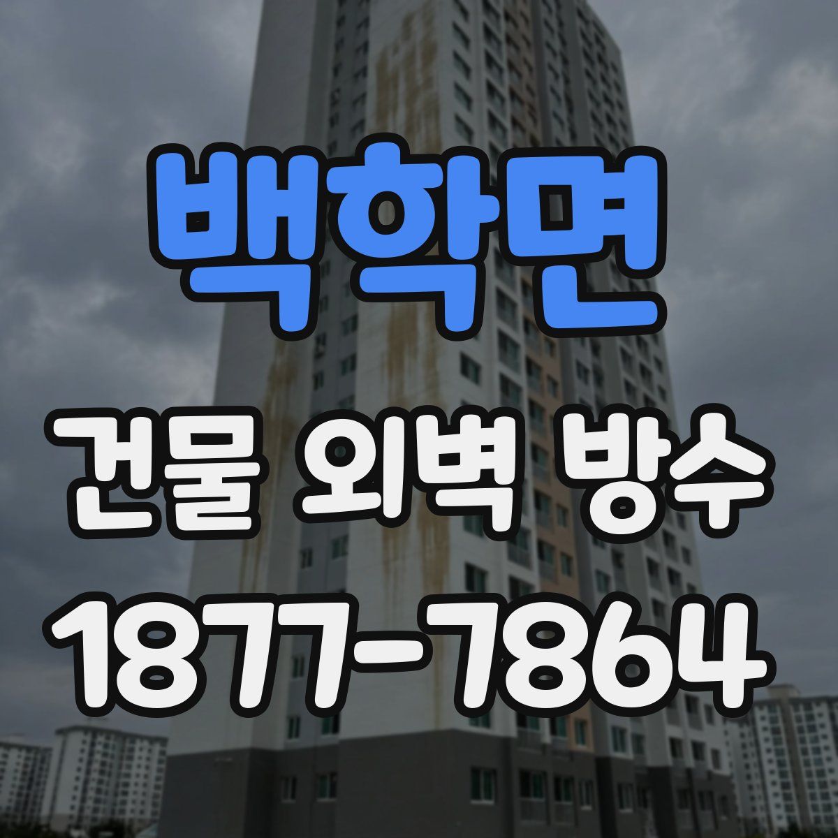 백학면 건물 외벽 방수