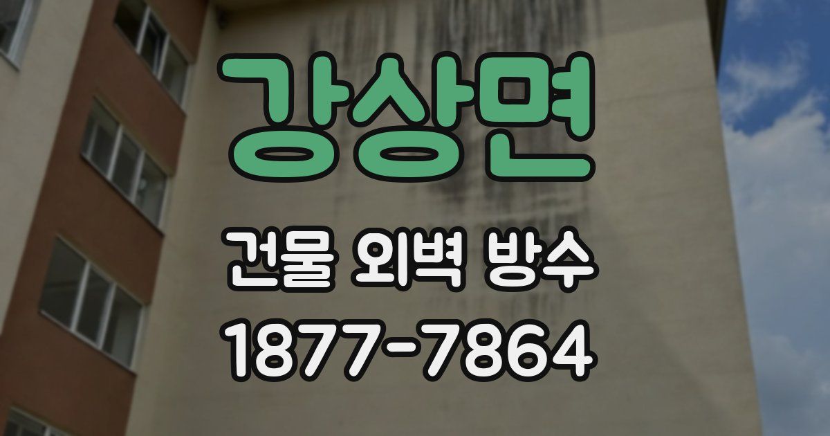 강상면 건물 외벽 방수