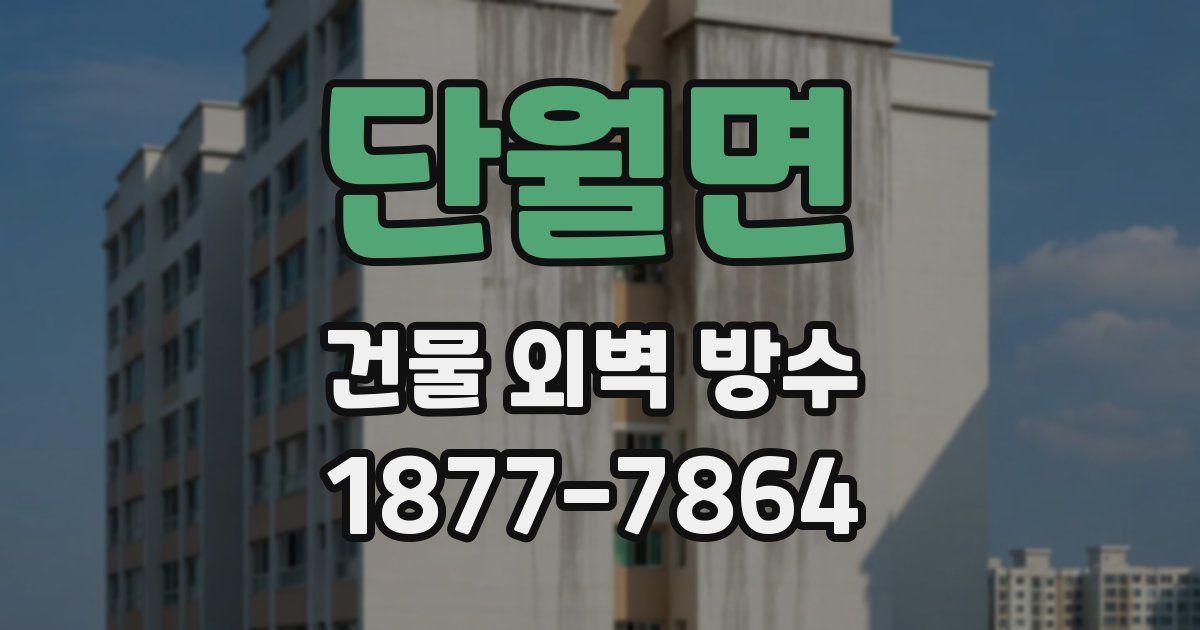 단월면 건물 외벽 방수