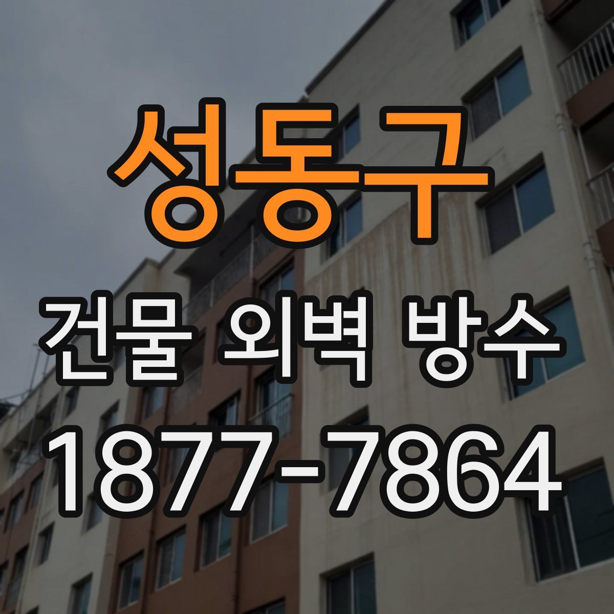 성동구 건물 외벽 방수