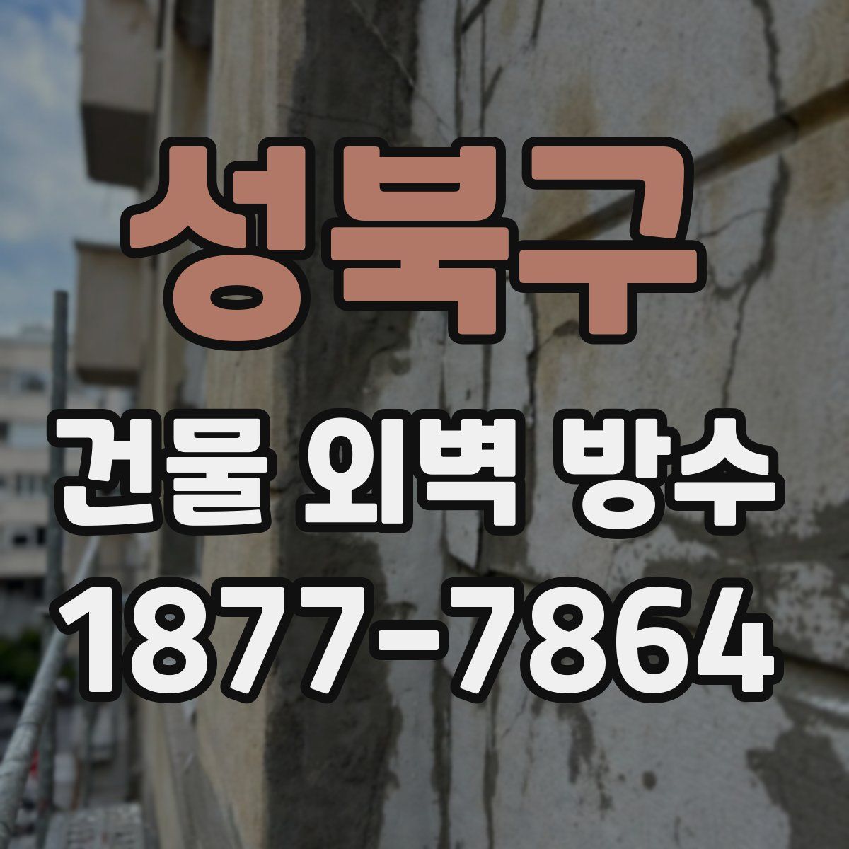 성북구 건물 외벽 방수