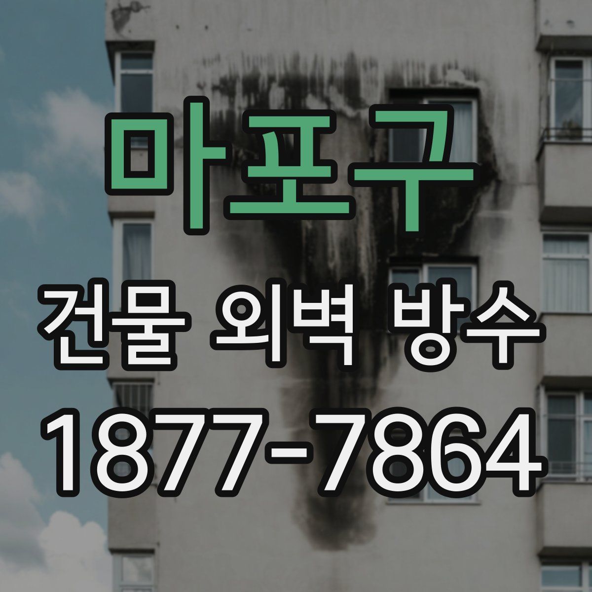 마포구 건물 외벽 방수