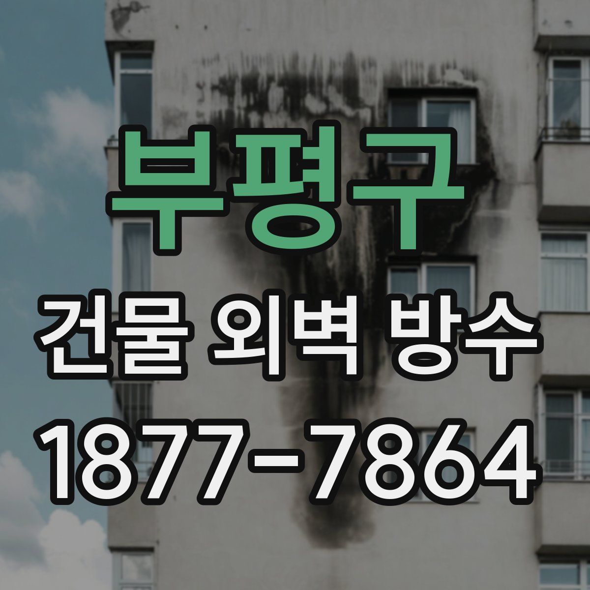 부평구 건물 외벽 방수