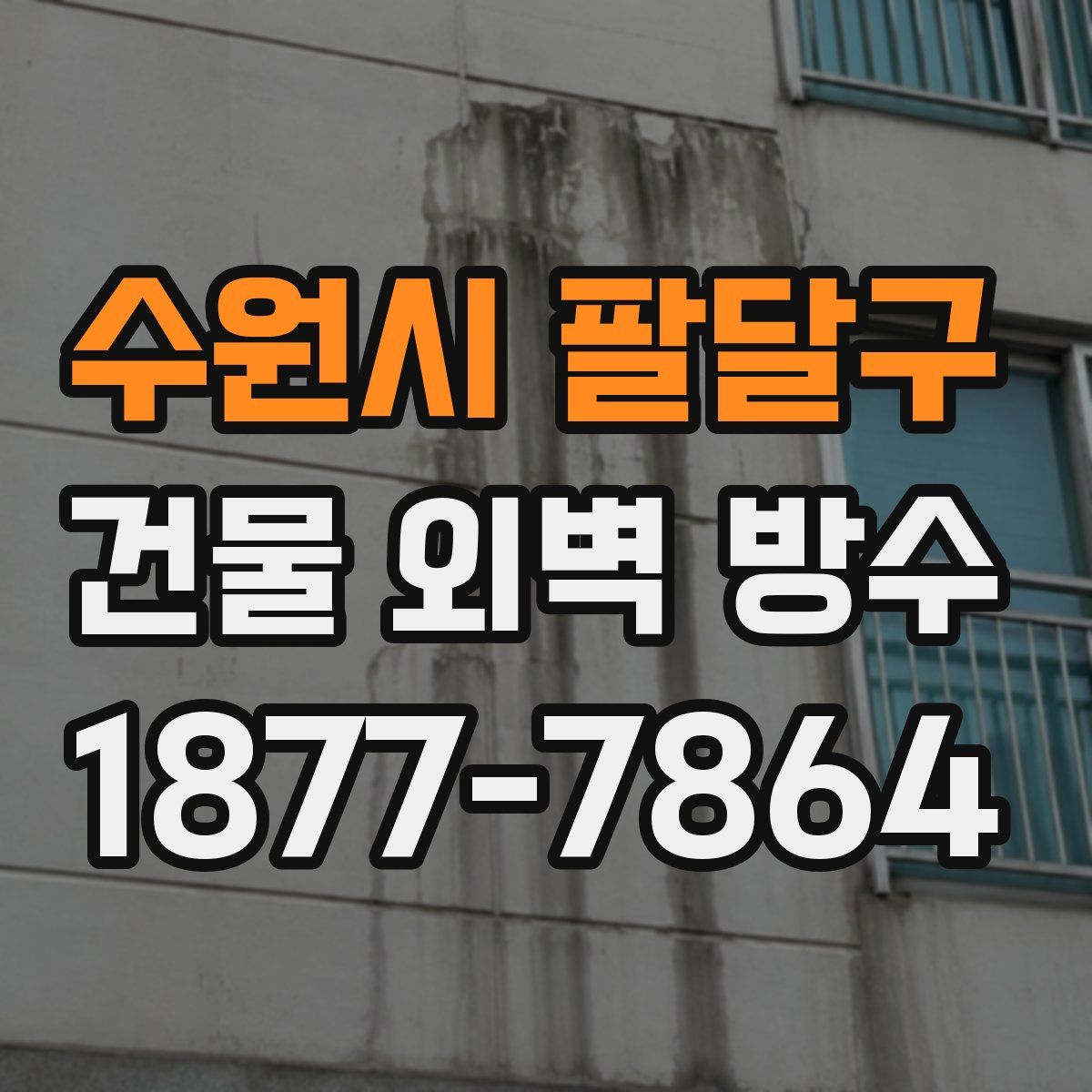 수원시 팔달구 건물 외벽 방수
