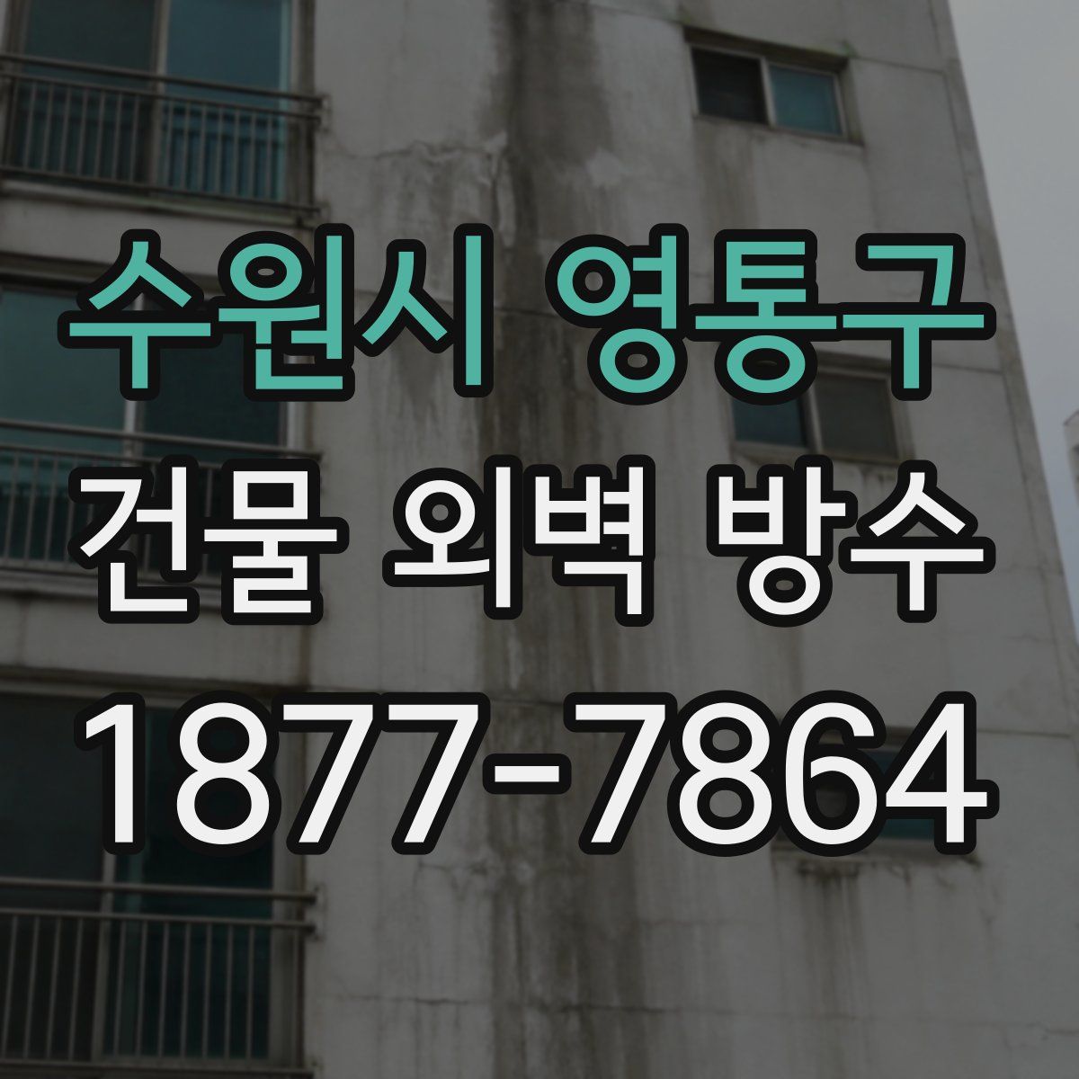 수원시 영통구 건물 외벽 방수