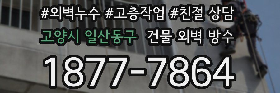 고양시 일산동구 건물 외벽 방수