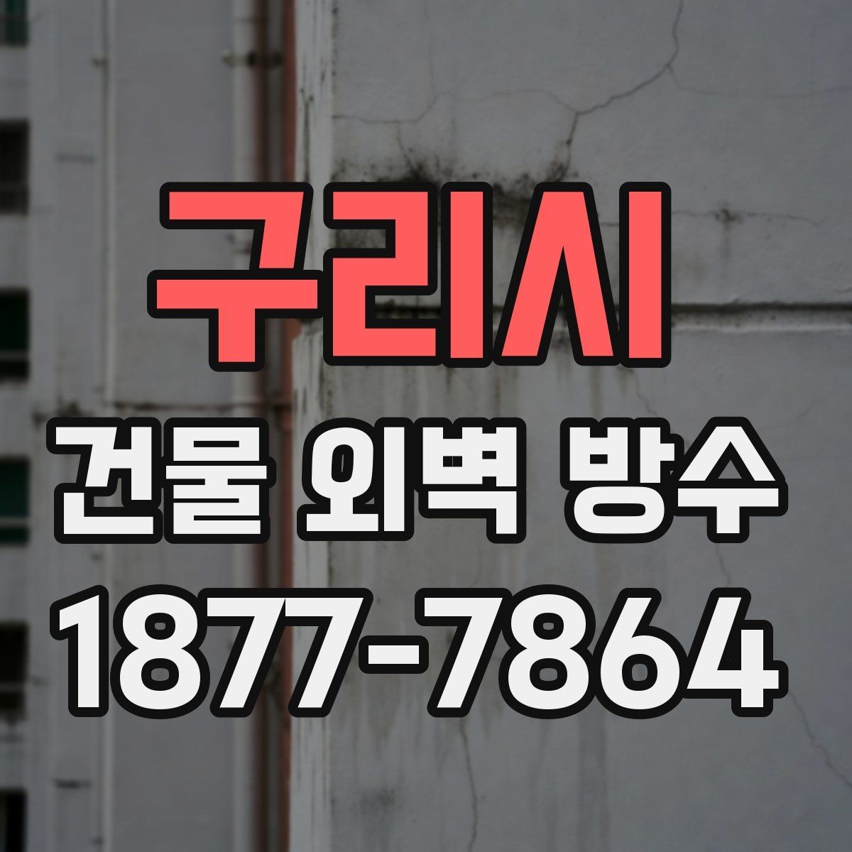 구리시 건물 외벽 방수 견적이 여러 개인 이유