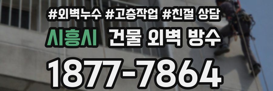 시흥시 건물 외벽 방수