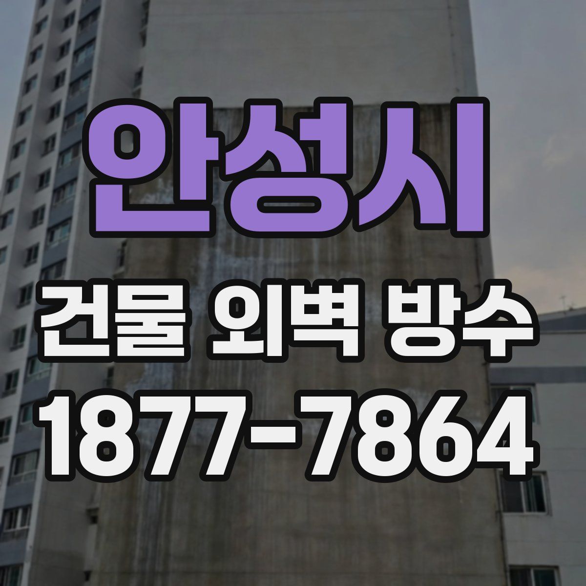 안성시 건물 외벽 방수