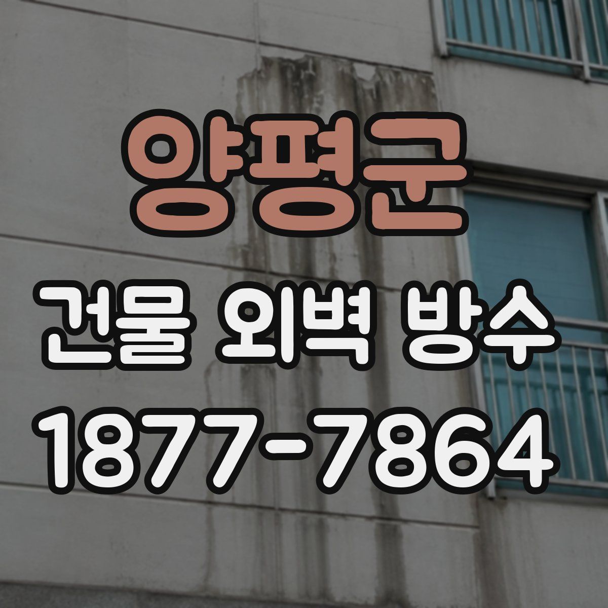 양평군 건물 외벽 방수