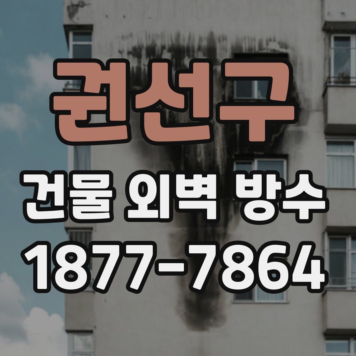 권선구 건물 외벽 방수