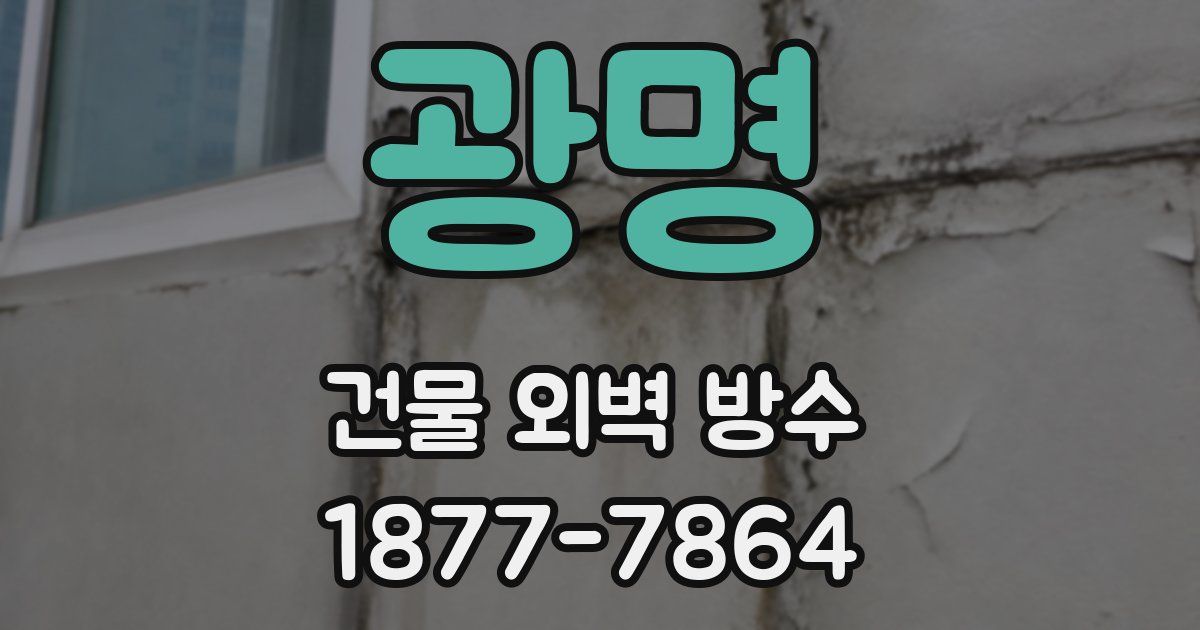 광명 건물 외벽 방수