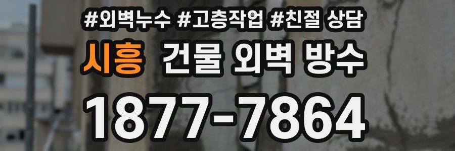 시흥 건물 외벽 방수