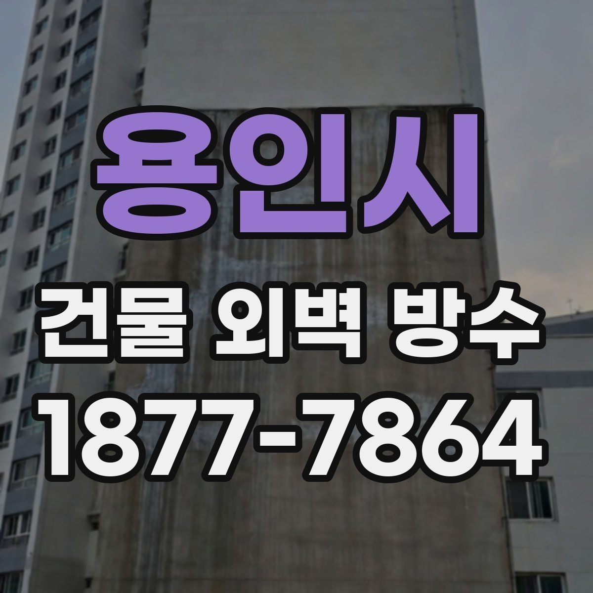 용인시 건물 외벽 방수 자재 선택 시 환경을 고려하는 이유