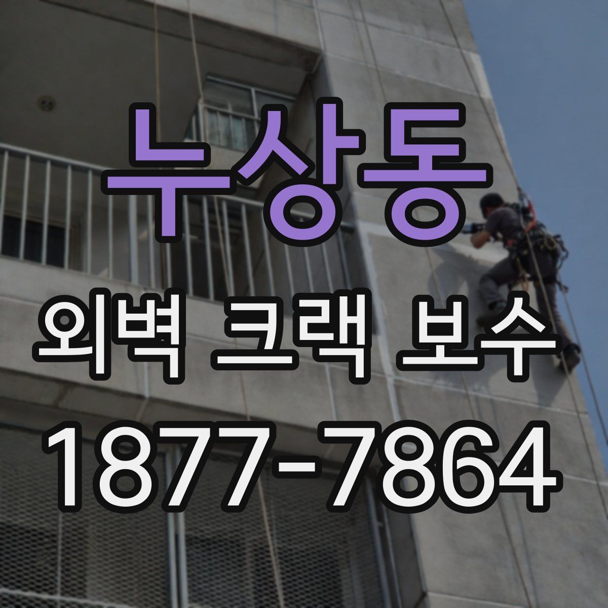 누상동 외벽 크랙 보수
