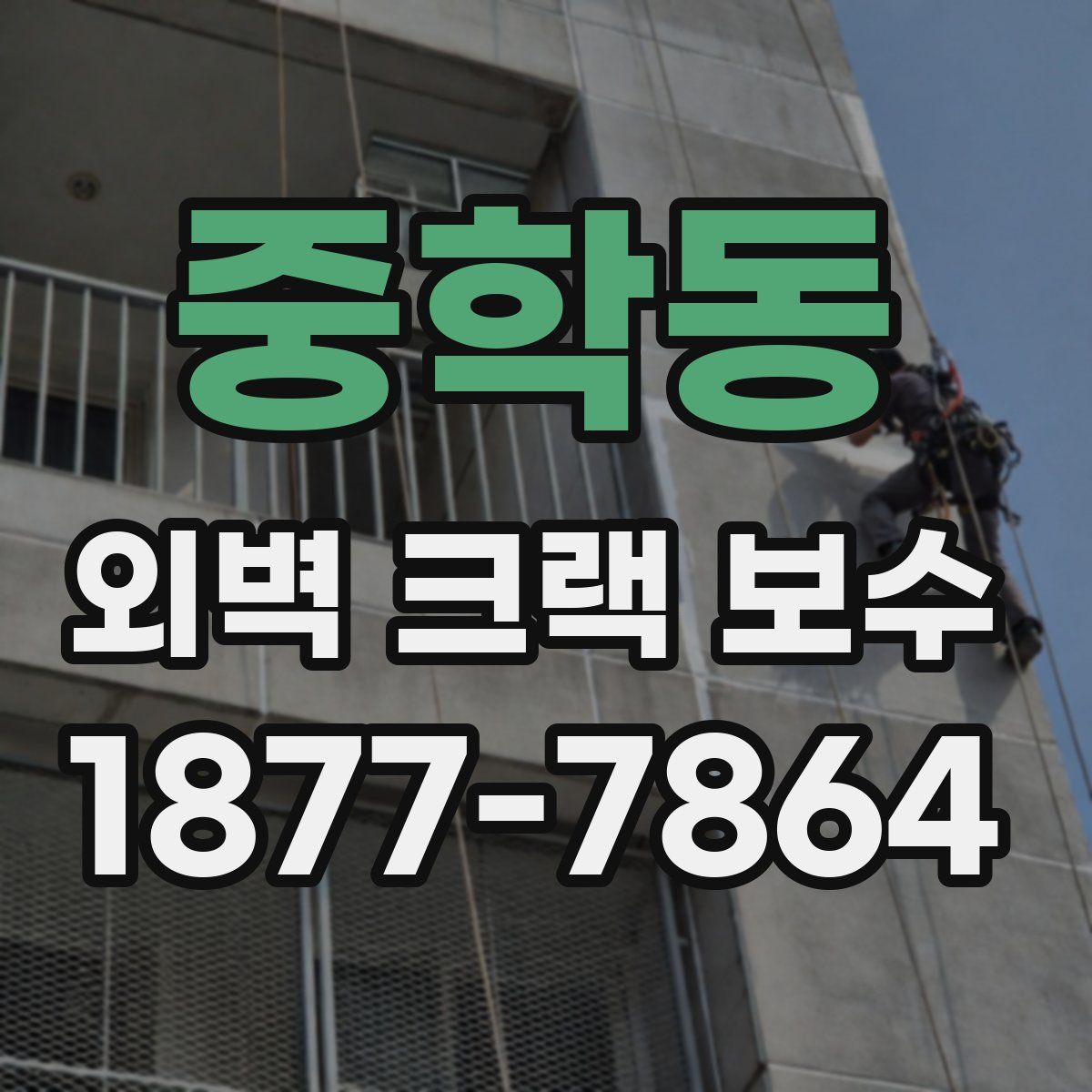 중학동 외벽 크랙 보수