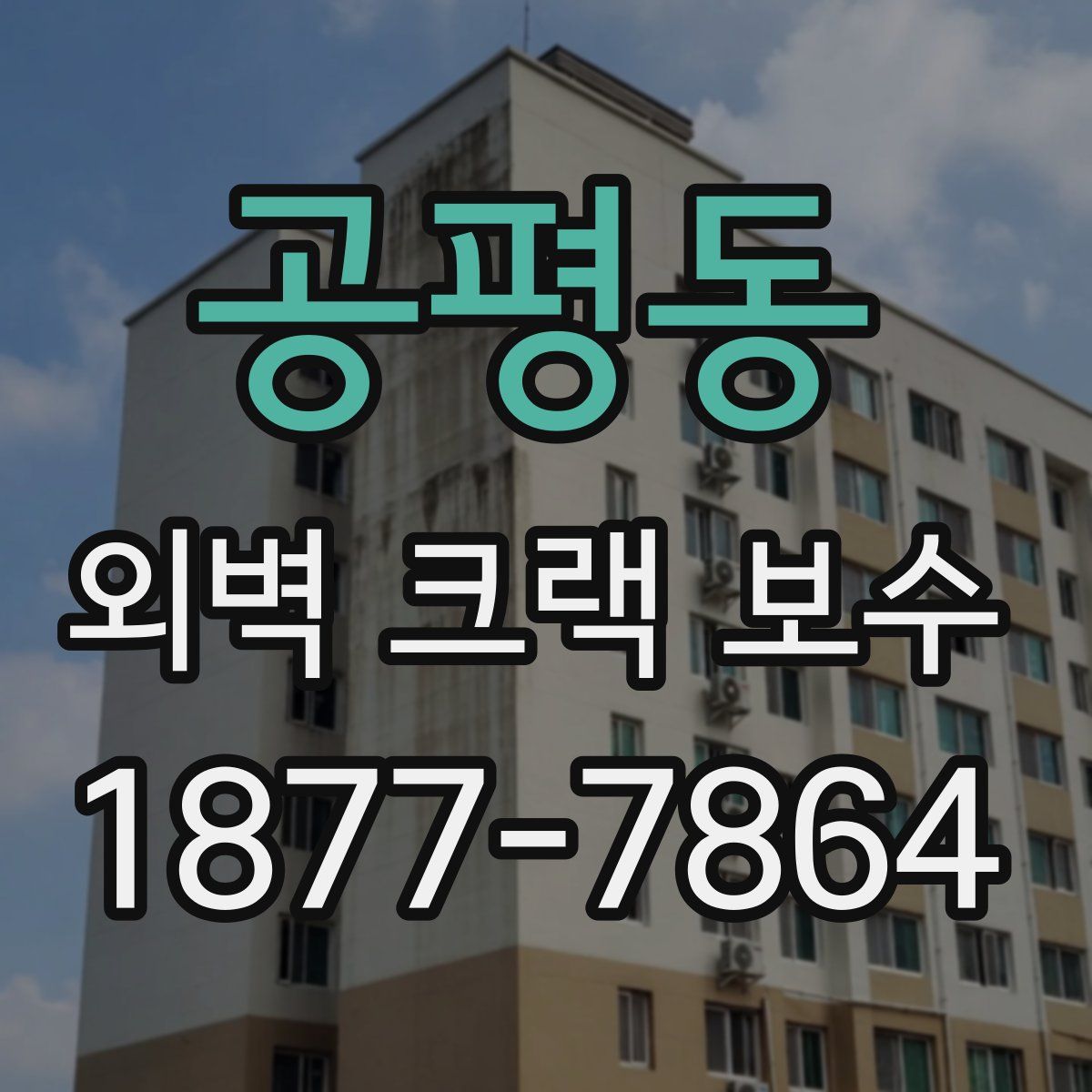 공평동 외벽 크랙 보수