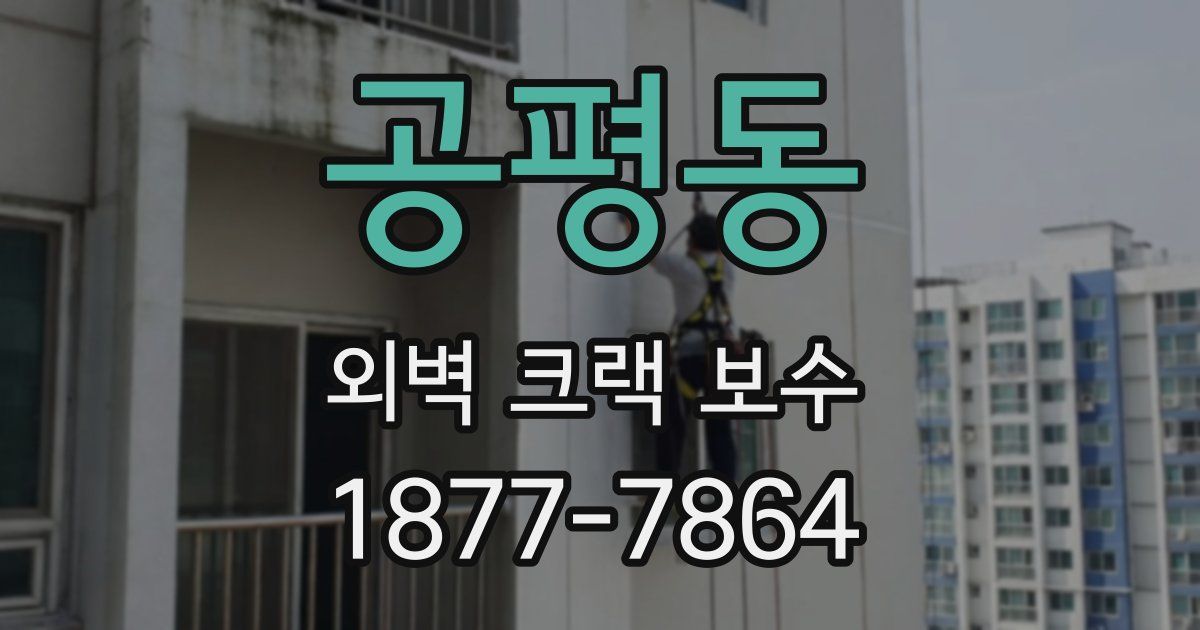 공평동 외벽 크랙 보수
