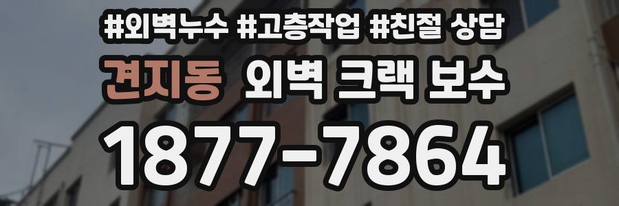 견지동 외벽 크랙 보수