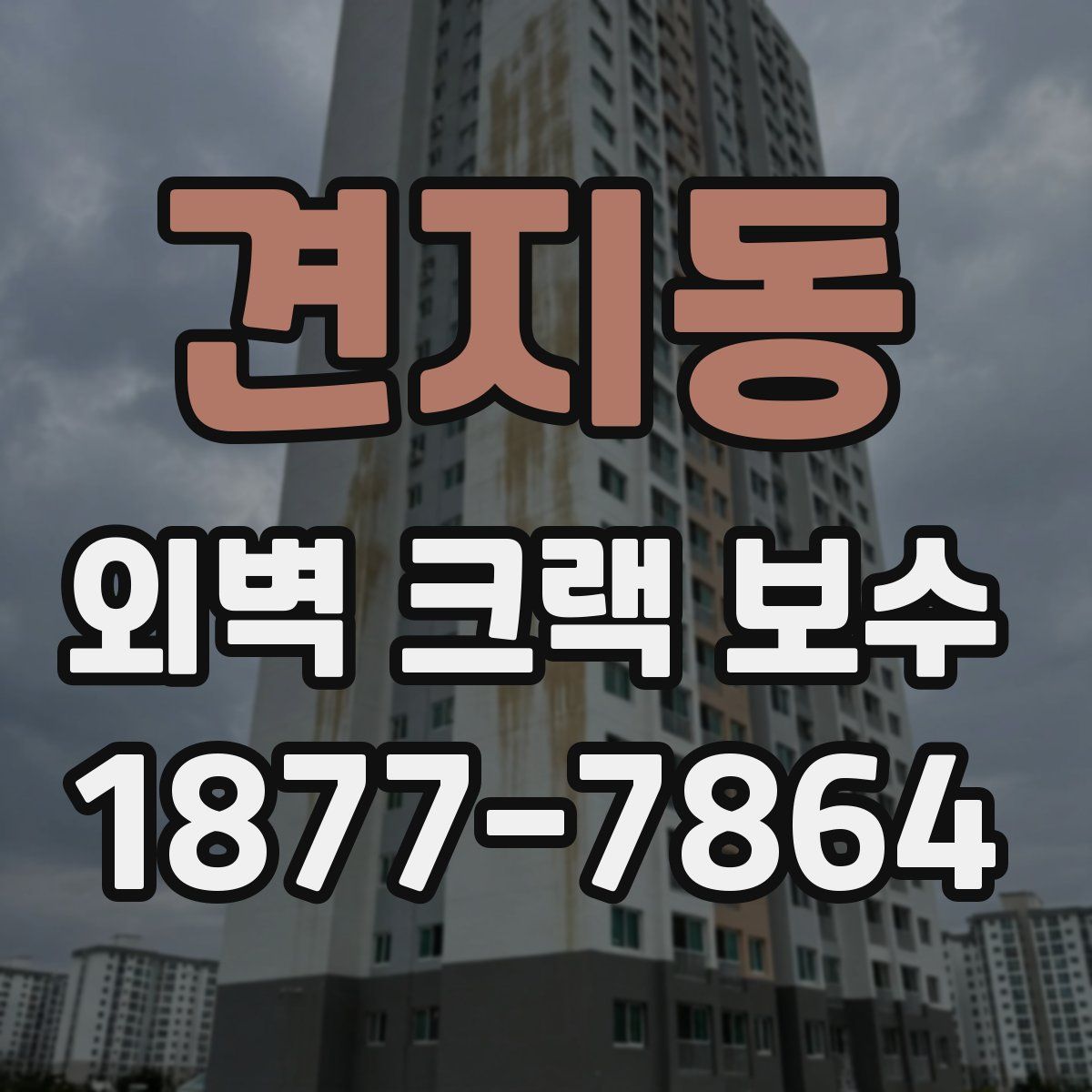 견지동 외벽 크랙 보수