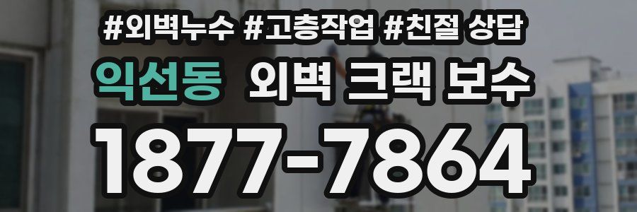 익선동 외벽 크랙 보수