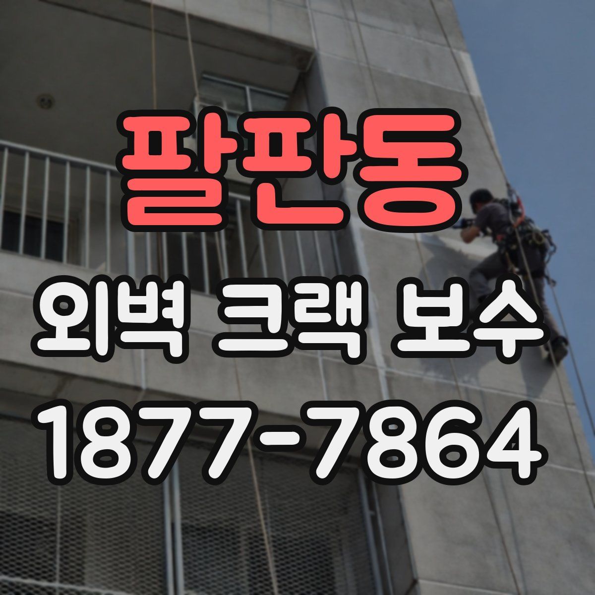 팔판동 외벽 크랙 보수