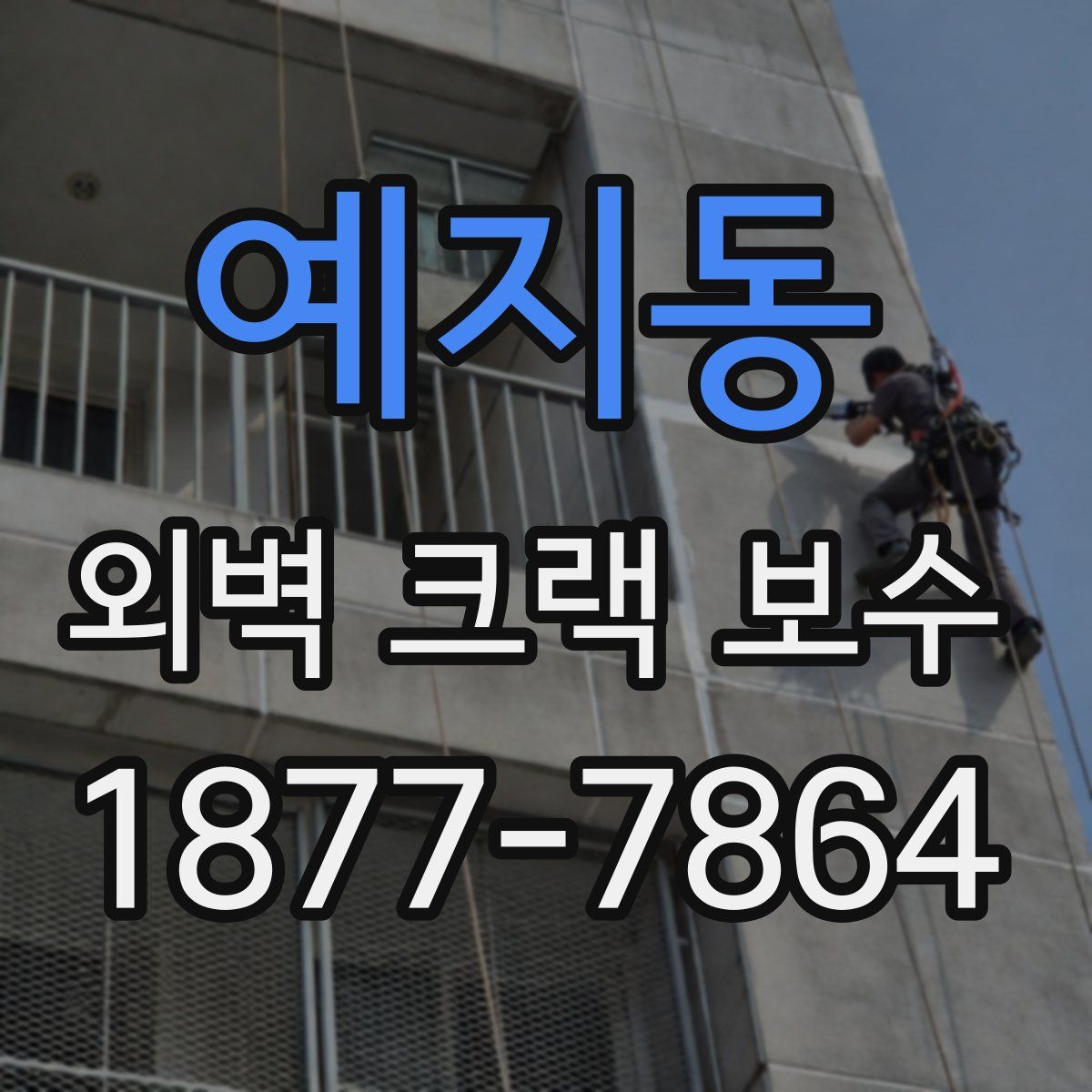 예지동 외벽 크랙 보수