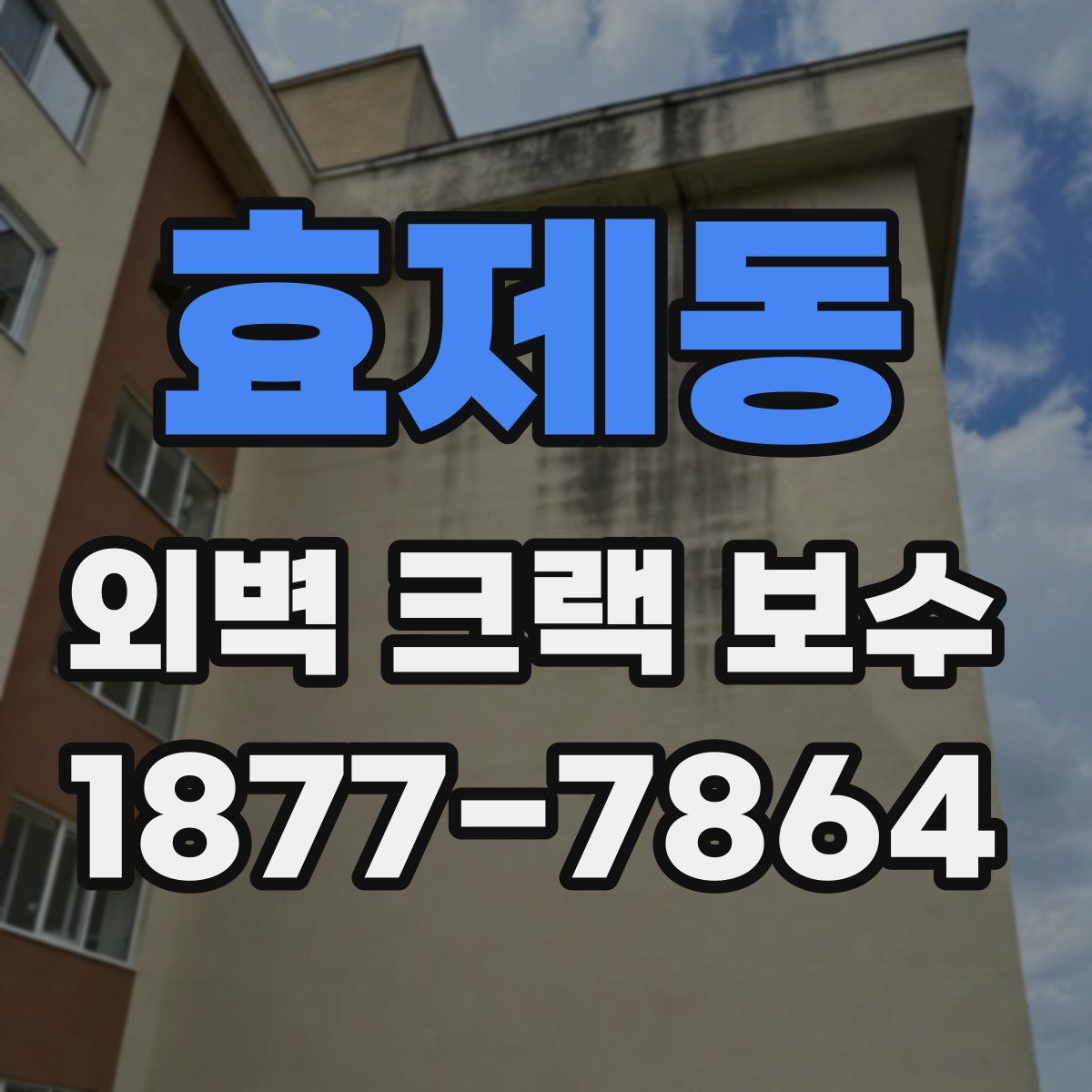 효제동 외벽 크랙 보수