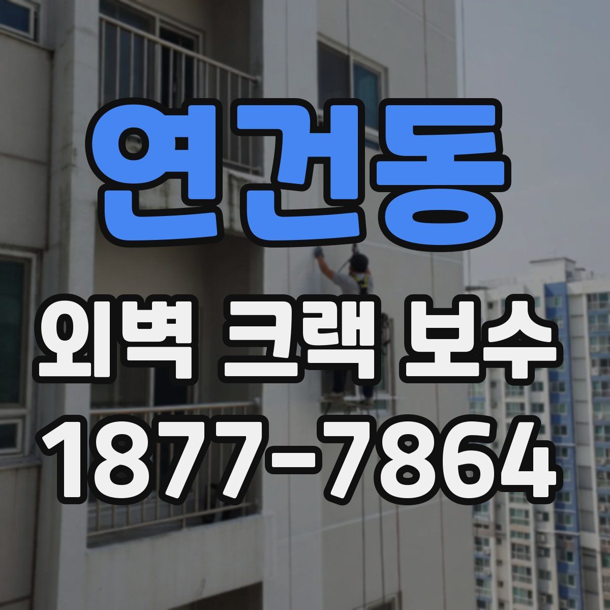 연건동 외벽 크랙 보수
