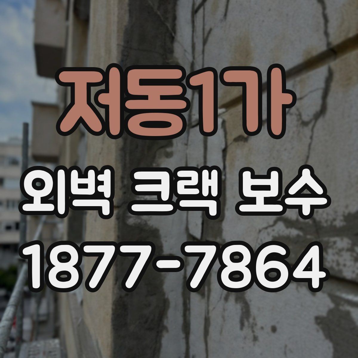 저동1가 외벽 크랙 보수 작업 후 보증 범위 확인하기