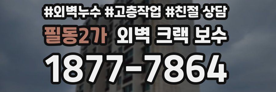 필동2가 외벽 크랙 보수