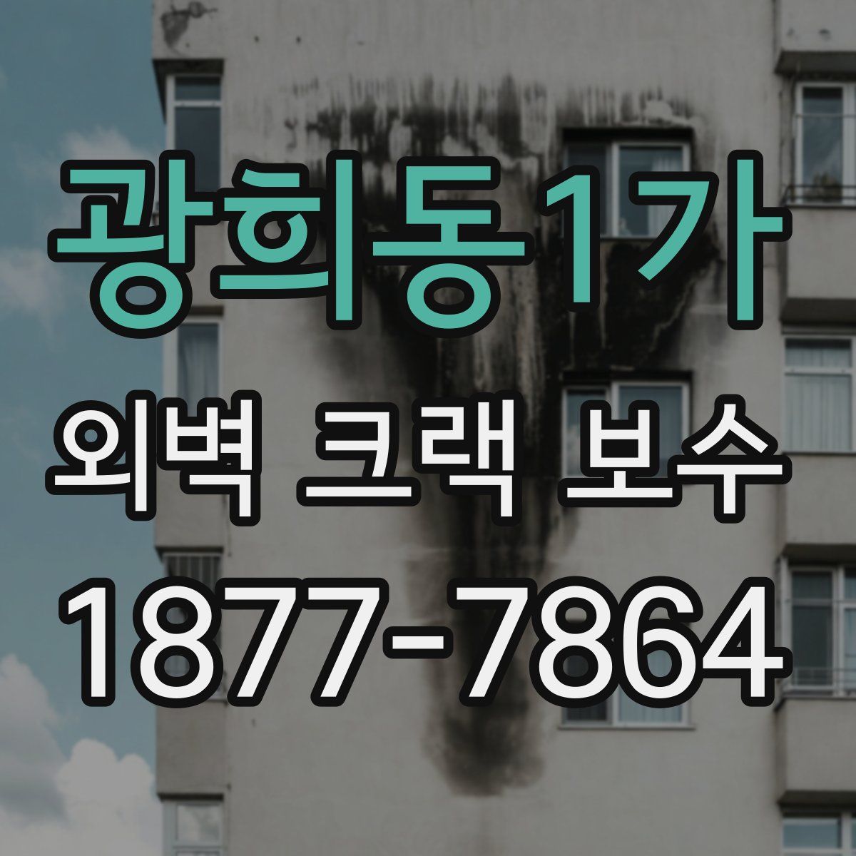 광희동1가 외벽 크랙 보수