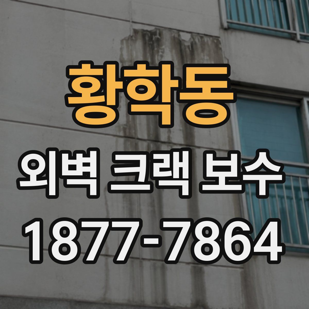 황학동 외벽 크랙 보수