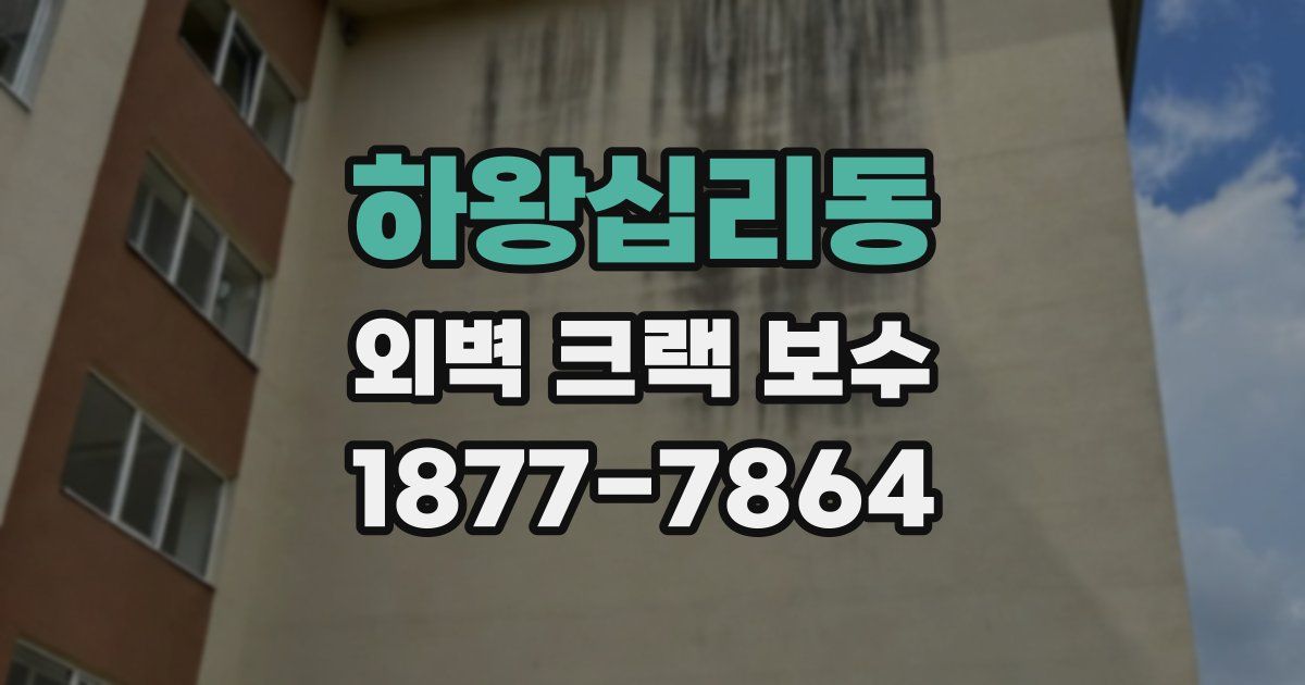 하왕십리동 외벽 크랙 보수