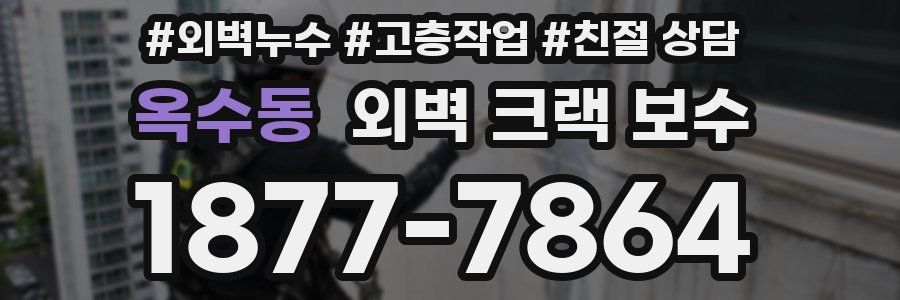 옥수동 외벽 크랙 보수