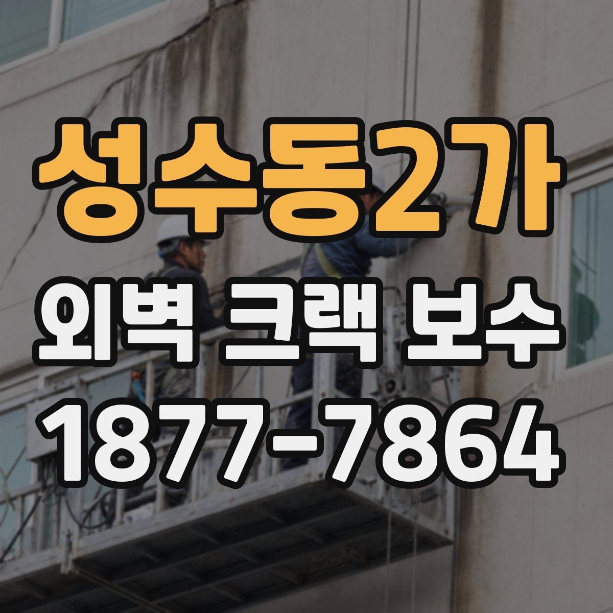 성수동2가 외벽 크랙 보수 시작 전 알아야 할 기본 정보