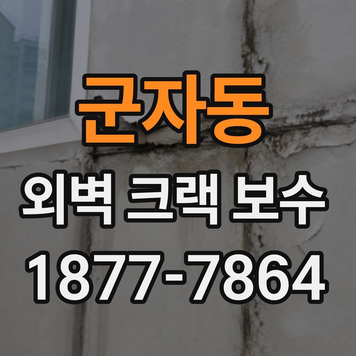 군자동 외벽 크랙 보수 시공 전 사진으로 확인하는 문제점
